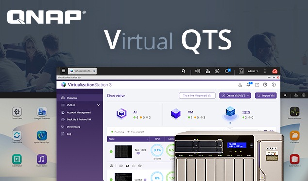 QNAP представила технологию виртуализации vQTS для NAS-серверов