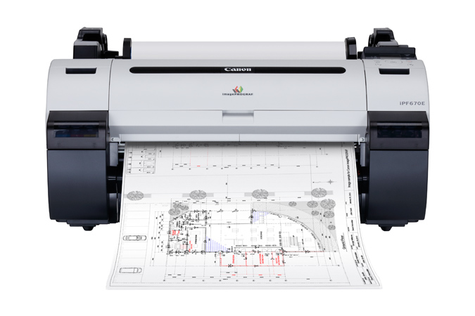 Canon представила 5-цветный широкоформатный принтер Canon imagePrograf iPF670E