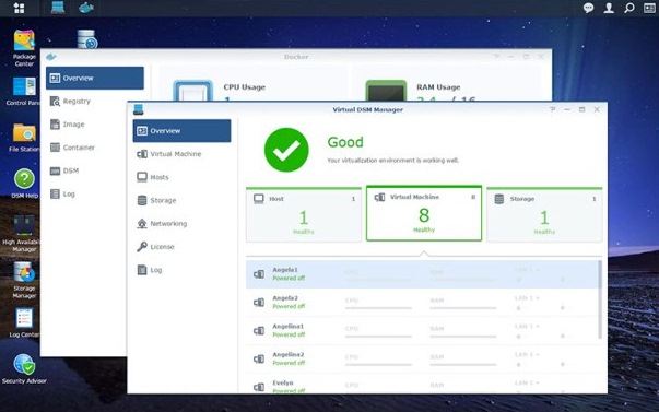 Synology анонсировала менеджер виртуальных машин и Virtual DSM 